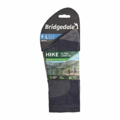 Bridgedale Hike Ultra Light T2 Merino Performance Crew Socks -VenturePro Store bridgedale hike ultra light t2 merino performance crew socks 64086.1655350479