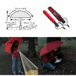 Euroschirm Light Trek Automatic Flashlite Umbrella -VenturePro Store euroschirm light trek automatic flashlite umbrella 14546.1655303153