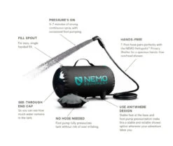 Nemo Helio Pressure Shower -VenturePro Store nemo helio pressure shower 19186.1656601959