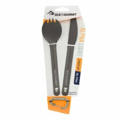 Sea To Summit Alphalight Alloy Cutlery Set - Knife & Spork (2pc) -VenturePro Store sea to summit alphalight alloy cutlery set knife and spork 2pc 06668.1655322541