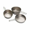 Snow Peak Titanium 3 Piece Cookset -VenturePro Store snow peak titanium 3 piece cookset 68906.1680263005
