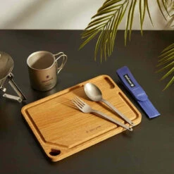 Snow Peak Titanium Fork & Spoon Set -VenturePro Store snow peak titanium fork and spoon set 93599.1680263008