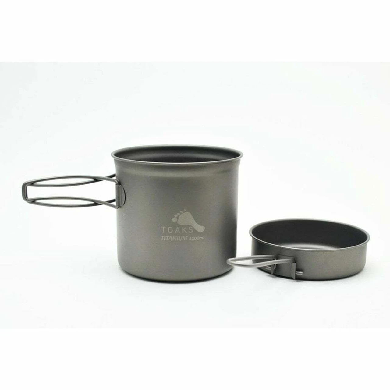 Titanium 1100ml Pot With Pan 4 Titanium 1100ml Pot With Pan - Image 2