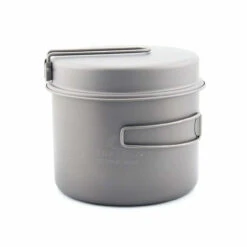 Titanium 1600ml Pot With Pan